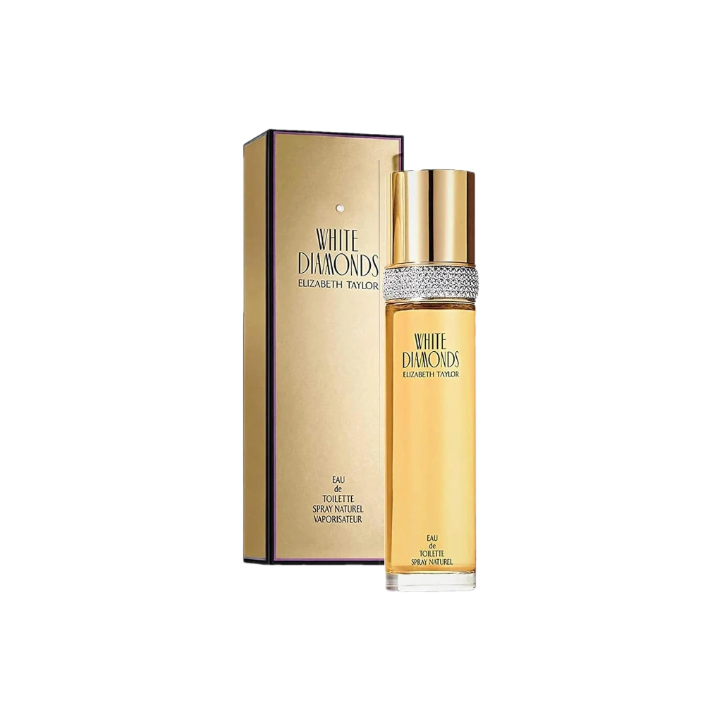 Elizabeth Taylor White Diamonds Women's Perfume, Long-Lasting Floral Fragrance for Her, Eau de Toilette EDT Spray, 3.3 fl oz