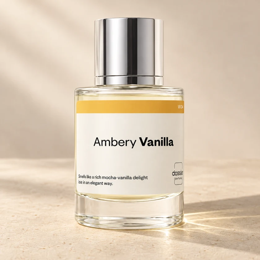 Dossier Ambery Vanilla, eau de parfum, 50 ml perfume bottle