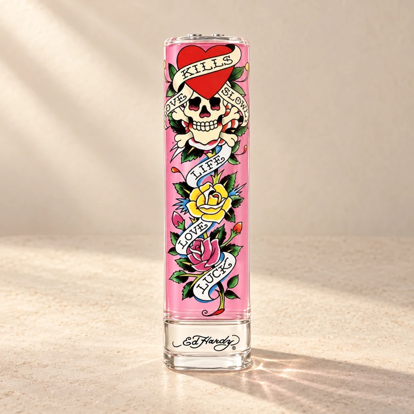Ed Hardy Eau de Parfum for Women, eau de parfum, 3.4 fl oz perfume bottle